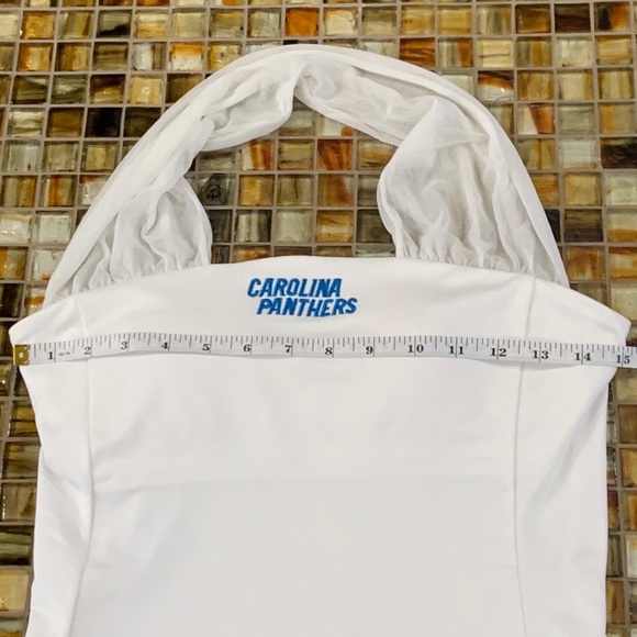 NWT CAROLINA PANTHERS Women’s All Sport Couture Halter Top~Shelf Bra~Small~$50 - Picture 8 of 13